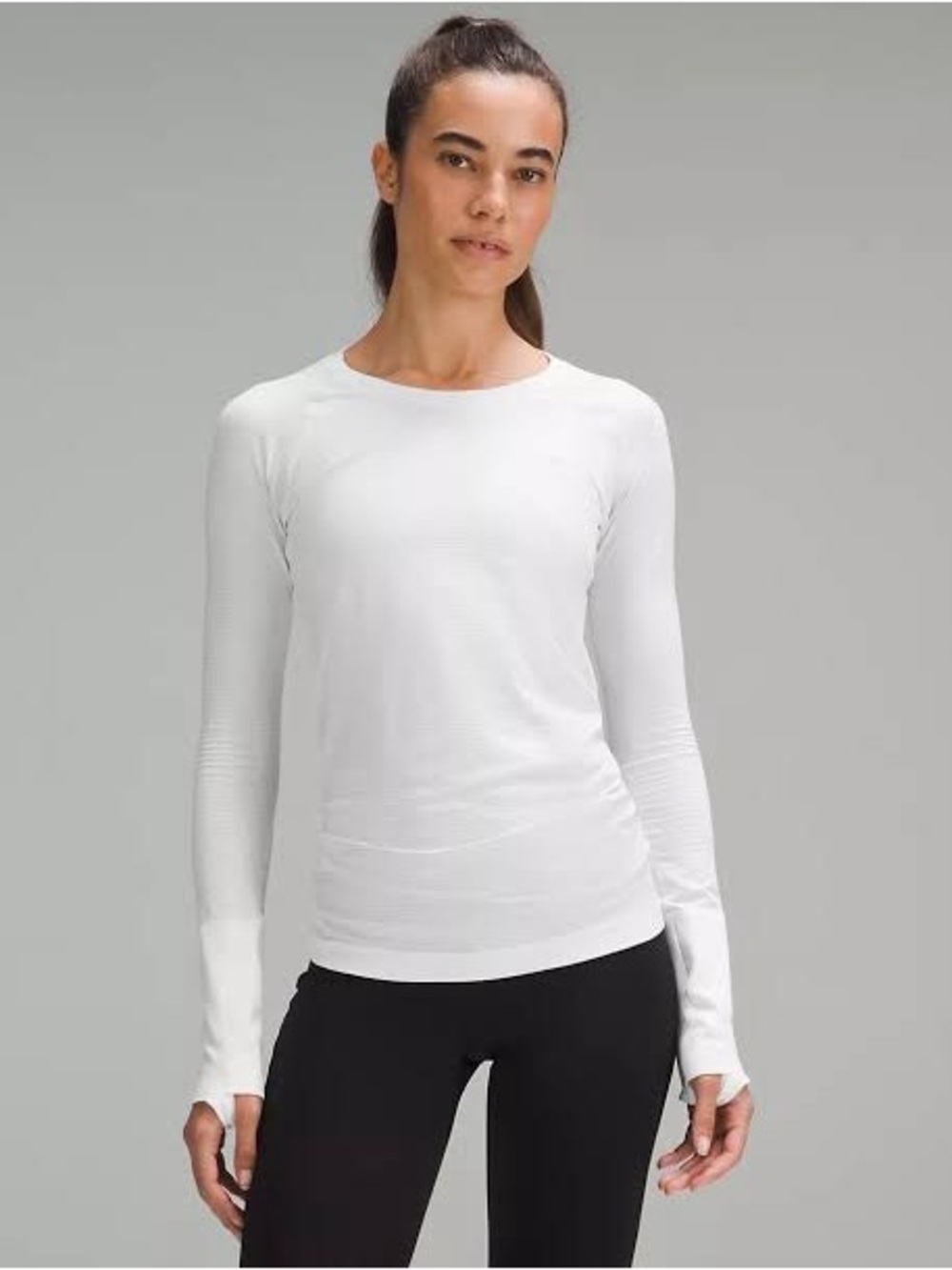 Lululemon white swiftly tech long sleeve